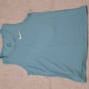 Baby blue Nike tank top